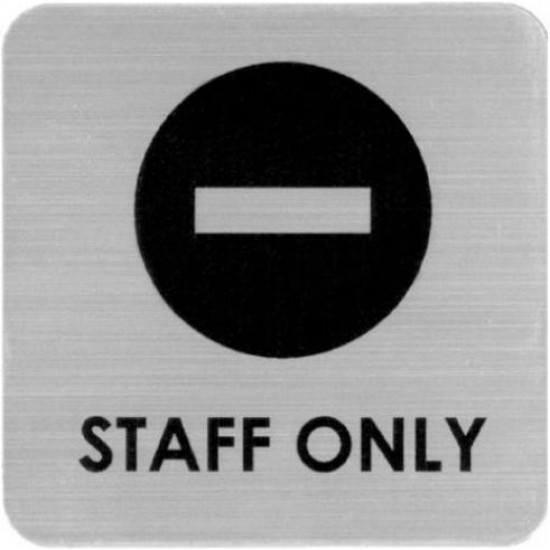 Next επιγραφή darwin "Staff only" 7,2x7,2εκ., 2χιλ. πάχος Next επιγραφή darwin "Staff only" 7,2x7,2εκ., 2χιλ. πάχος